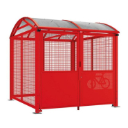 Abri vélos et motos voûte sécurisé L - 2520x2640x2830 mm - Structure acier galvanisé - Toiture anti-intrusion_1