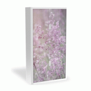 Armoire à rideaux avec décor nature - EasyOffice. - Field Flowers, Haute_1