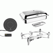 Ensemble chafing dish induction GN 1/1 avec support | Olympia - SA648_1