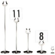 Porte-étiquettes numéros de table 19,5cm inox_1