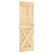 Vidaxl porte coulissante et kit de quincaillerie 70x210 cm pin massif 3203191_1