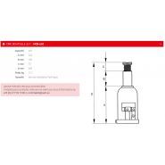 Hcb-20z - cric bouteille 20T - Sam Outillage - robuste et compact avec soupape de sécurité_1