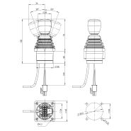 HS0 - Joysticks industriels - Spohn & Burkhardt - Technologie 3D-HALL, guidon 12 mm, conception compacte_1