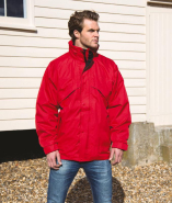 Veste de travail 3 en 1 zip & clic - Imperméable, coupe-vent - Réf: R68_1