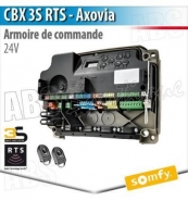 1216496 - Motorisation de portail battant Somfy Axovia Multipro - Pack standard RTS avec armoire CBX 3S et télécommandes_1