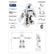 KIT ROBOT CONSTRUCTION PROGRAMMATION JOUET ÉDUCATIF HUMANOÏD ROBOTIS ENGINEER KIT 1 ROBOTIS MINI[INTL]_1