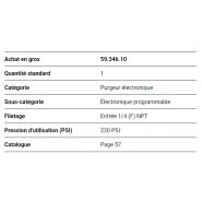 Purgeur automatique électronique - Topring 59.346 - Pression max 230 PSI - Température 0 à 60°C_1