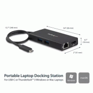StarTech Adaptateur Multiport USB-C - Mini Station d'Accueil_1