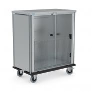 Chariot médical STW/S-9 - Hupfer - Acier inoxydable - Dimensions utiles 600 × 300 mm - Capacité 9 STE_1