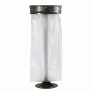 Support sac ecollecto essentiel sur poteau platine_1