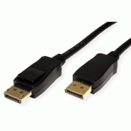 VALUE Câble DisplayPort v1.4, DP M - DP M, noir, 3 m_1