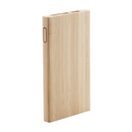Power bank en bambou - 4000 mAh - Ports micro USB et USB-C_1