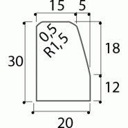 Raccord T3 pour quai bus fil 21