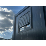 Bureau conteneur Modèle Black - Solution modulaire haut de gamme avec excellente isolation et options personnalisées_1