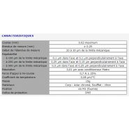 Capteur inductif miniaturisé de métrologie - Metro SA - Mesure +/- 0.25mm - Course 0.63mm - Résolution 0.1µm_1