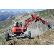 R105L - Pelle araignée robuste avec moteur 140 Hp et bras à longue portée_1