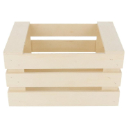 Cagette de présentation à poignées en bois 17x12x9cm - par 20_1