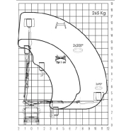 Camion châssis cabine Renault D12 - nacelle PL 12T00 avec bras télescopique articulé et charge panier 265 kg_1