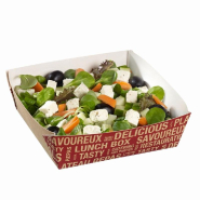 Barquette salade carton motif City (couv vendu séparét) 900ml 16x16cm par 300_1