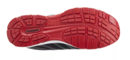 Chaussures de sécurité Basse Maille Noir Rouge S1P ESD HRO - Référence : 9GAL130_1