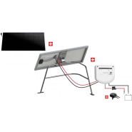 Kit solaire bateau 120W 12V MPPT back-contact - Panneau monocristallin et accessoires Uniteck_1