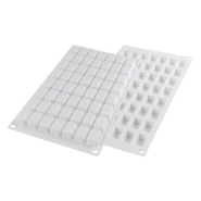 Moule en silicone professionnel 56 micro rectangles - 30 x 17,5 cm - Résistance -60°C à +230°C - Silikomart_1