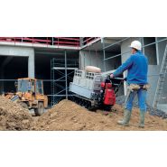 Transporteur motorisé à chenilles pour travaux sur chantier