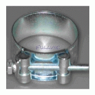 Collier de serrage PVC pour tuyau à vide renforcé - Référence CTV1KF16 - KF16 - ø intérieur 18mm_1