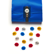 Scellé de sécurité rapide pion - Pack de 1000 pions - Référence 7996 - Polyester et PVC, personnalisable avec logo, code-barres et numérotation_1