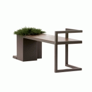 Banc public en bois atech banquette hedera_1