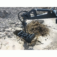 Benne preneuse Knikmops Rollmops - 40 cm de large - Avec tête de rotation hydraulique_1