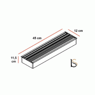 Top access pour table de réunion X3 - Officity. - Anthracite, Sans perçage_1