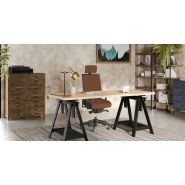 Fauteuil ergonomique de bureau avec mousse à mémoire de forme - ERGOLINE MARCEL - Grand dossier réglable et accoudoirs 4D_1