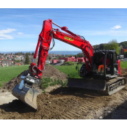 Godet de talutage orientable Egli - pour pelle 6.5 à 32 t - acier haute qualité_1