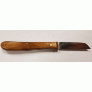 Greffoir Tina 605 - Droitier - Lame biseautée en acier Solingen - Manche en noyer poli - 5.5cm, 16cm, 605/10.5_1
