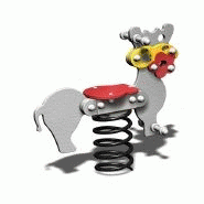 Jeu à ressort vache - VA01PE - Créa Équipements - pour enfants de 2 à 6 ans_1