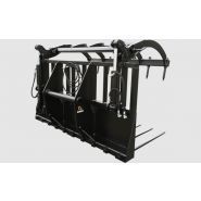 PBH - Pince à balles bottes cubiques Riman - grappin hydraulique intégré - 2 capacités : 1500 et 2000 kg - poids : 650 et 930 kg_1