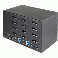 Switch KVM 2 Ports Quadruple àÉcran DisplayPort - 4K 60Hz UHD HDR - Concentrateur KVM 4K DP 1.2 avec_1