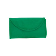 Sac shopping pliable - Non-woven 70 g/m² - Taille pliée 185×87 mm - Couleur vert_1