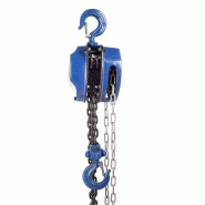 Palan manuel à chaîne TOR HSZ - 0,5TX9M, capacité 0,5 tonne, hauteur 9 m_1