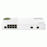 QNAP QSW-M2108-2S commutateur réseau Géré L2 2.5G Ethernet (100/1000/2500) Gris_1