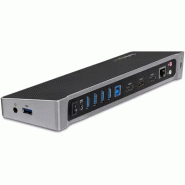 Station d'Accueil USB 3.0 à  3 àÉcrans avec 2x 4K DisplayPort et HDMI - Hub USB-A à  5 Ports (1x Fast-C_1