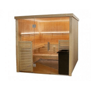 Cabine de sauna Harvia 206 x 203,3 x 202 cm - 3 à 4 personnes - Poêle Vega 8 kW fourni_1