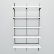 Élément suivant Global used 5 tablettes blanc L60xH240cm_1