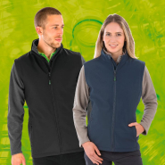 Bodywarmer softshell homme recyclé - Résistant à l'eau, respirant et coupe-vent - Réf: R902M - Marque: Result_1