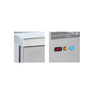 Desserte réfrigérée en acier inox - 600 mm - Référence: DSX 600 2P GL PV_1