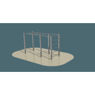 Kit complet plateau fitness / street workout en acier inoxydable - Référence BTKF2_1