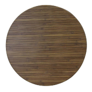 Plateau rond de table extérieur Werzalit Ø60cm décor Saigon_1