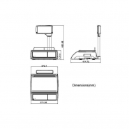 Balance commerce BMJPP - Balance poids prix avec ticket, colonne et accu - Portée max 6/15 kg ou 15/30 kg_1