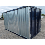 Box démontable en acier galvanisé empilable et transportable